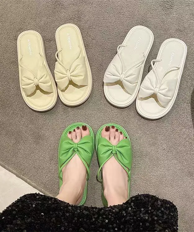 2024 New Green Versatile Leisure Edition Slippers Shoes