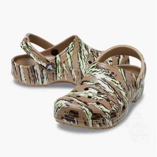 206454-260 CLASSIC PRINTED Unisex Clogs Camo Khaki