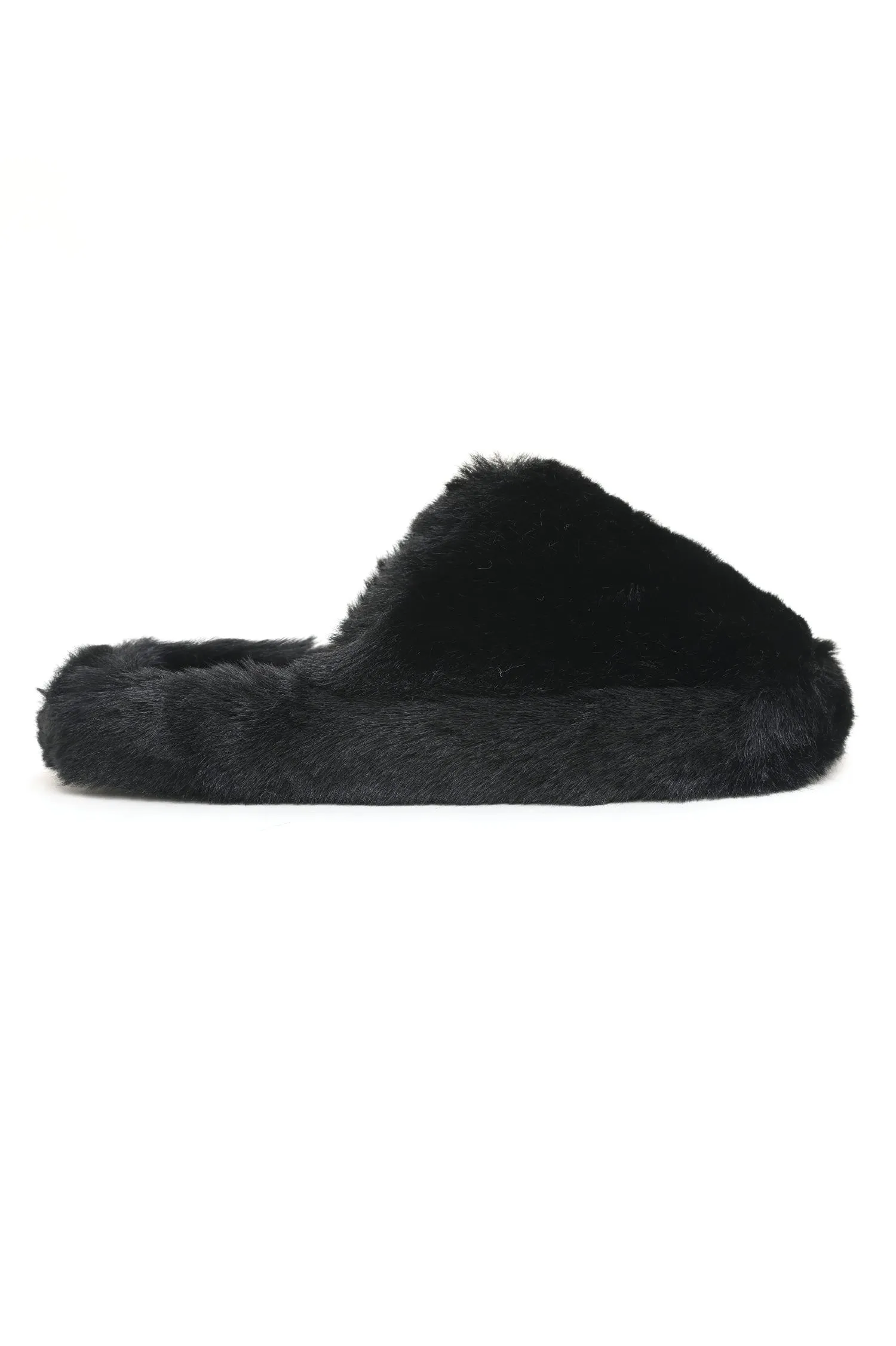 ALMAS FUR MULES-BLACK