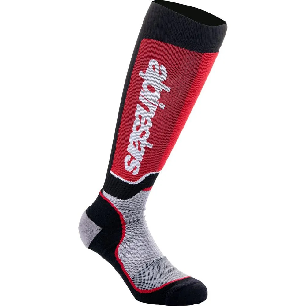 Alpinestars MX Plus Socks Black / Red / Grey