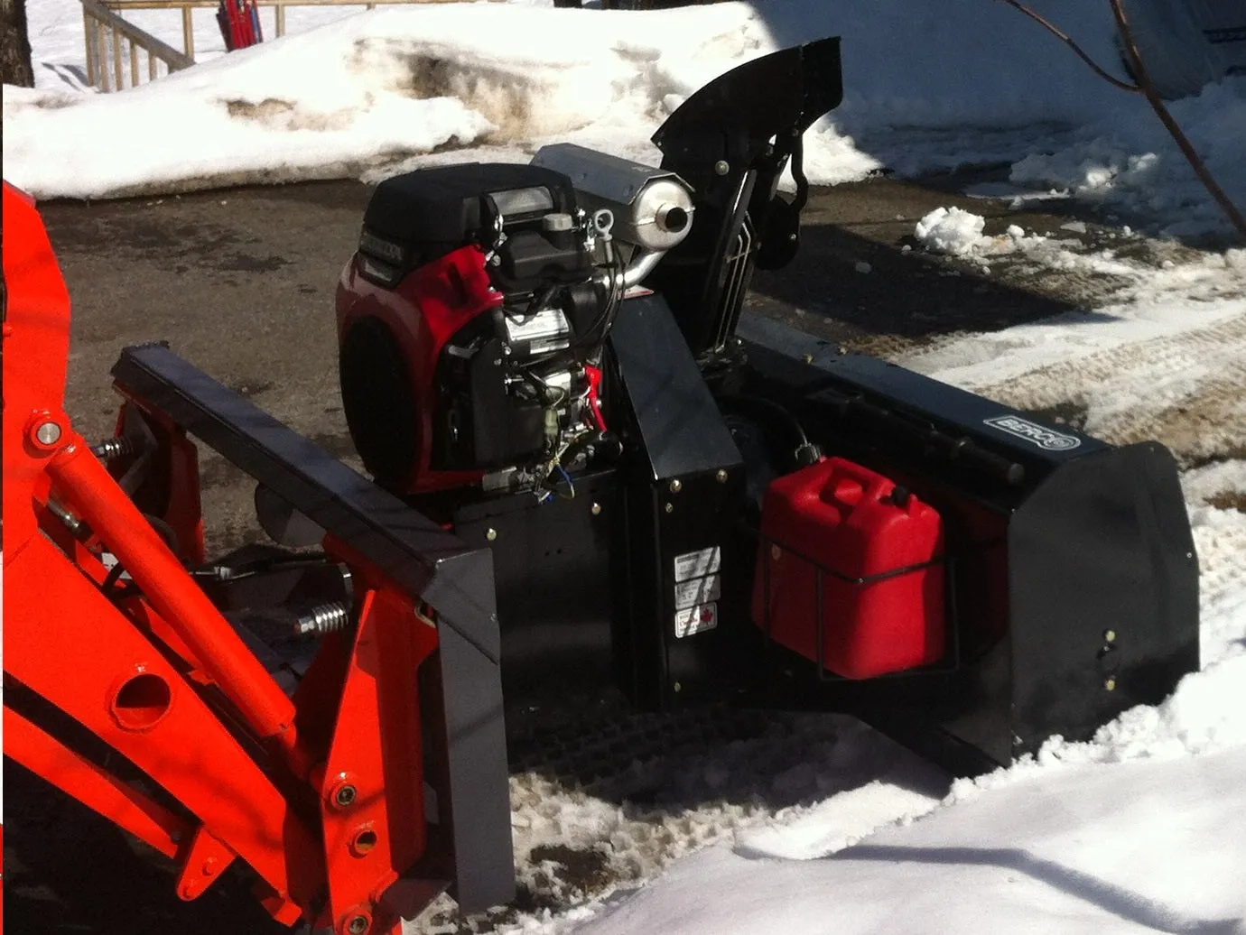 Bercomac 48" Versatile Plus Snowblower With "Skid Steer" Style Attach For Compact & Agricultural Tractor