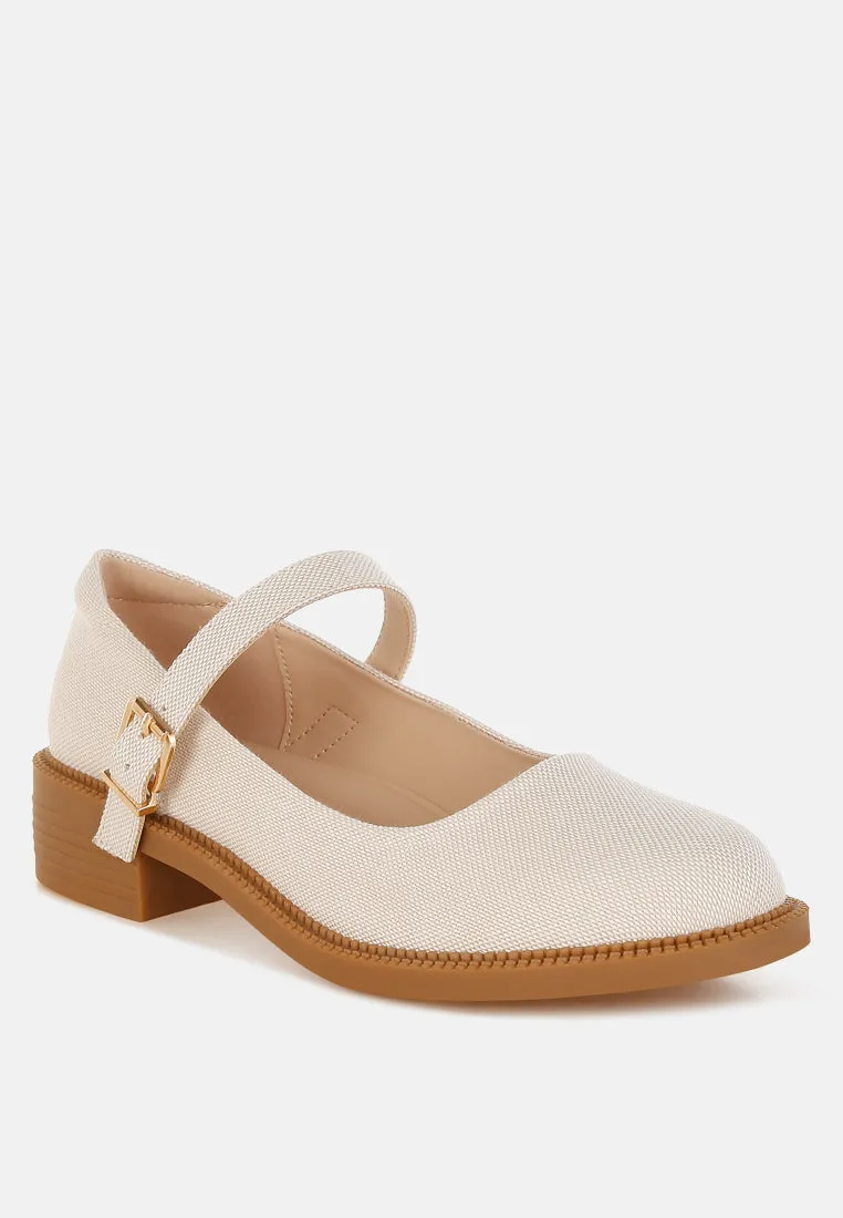 Bibeta Canvas Mary Jane Shoes