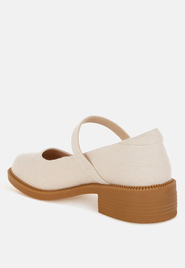 Bibeta Canvas Mary Jane Shoes