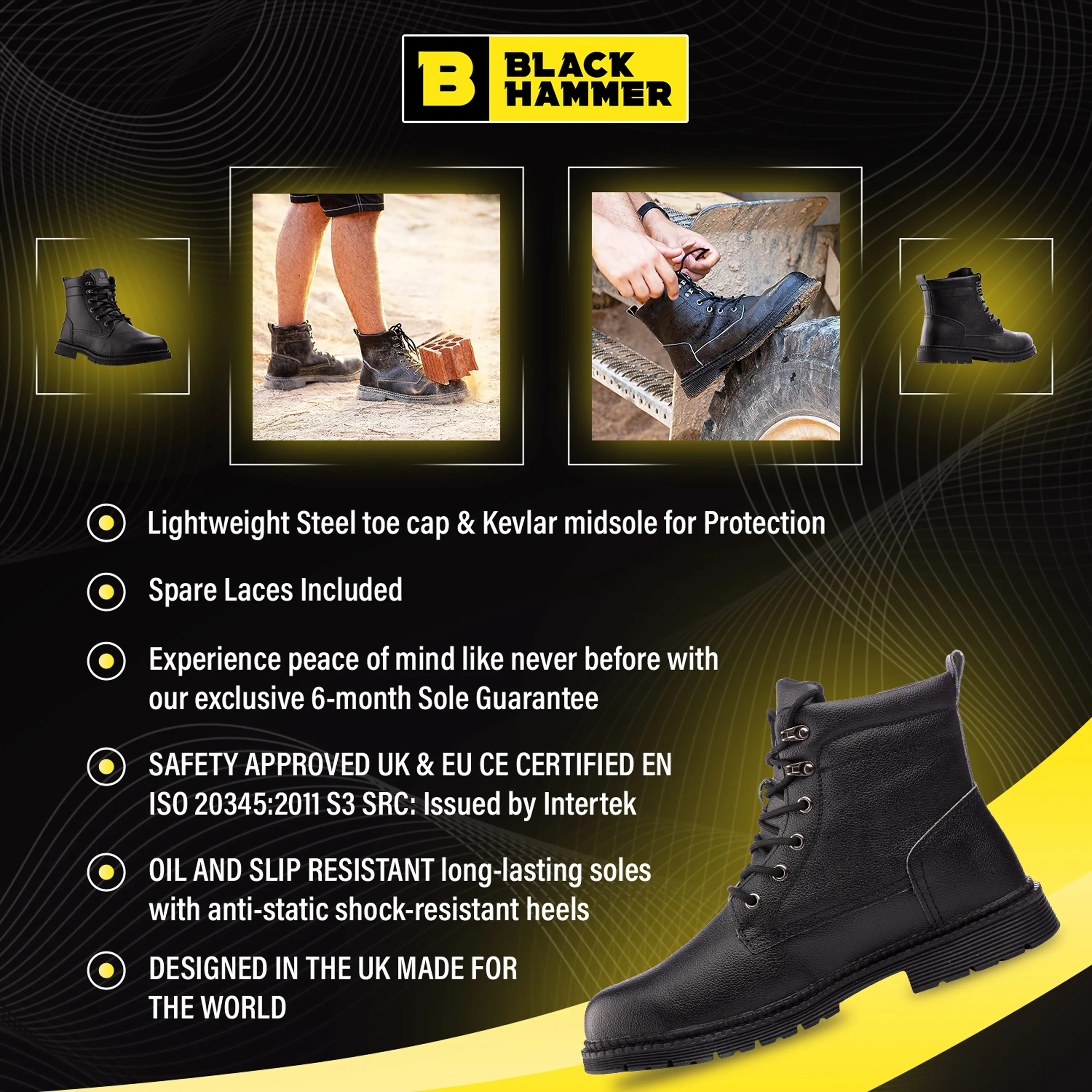 Black Hammer - 9200 Safety Boots