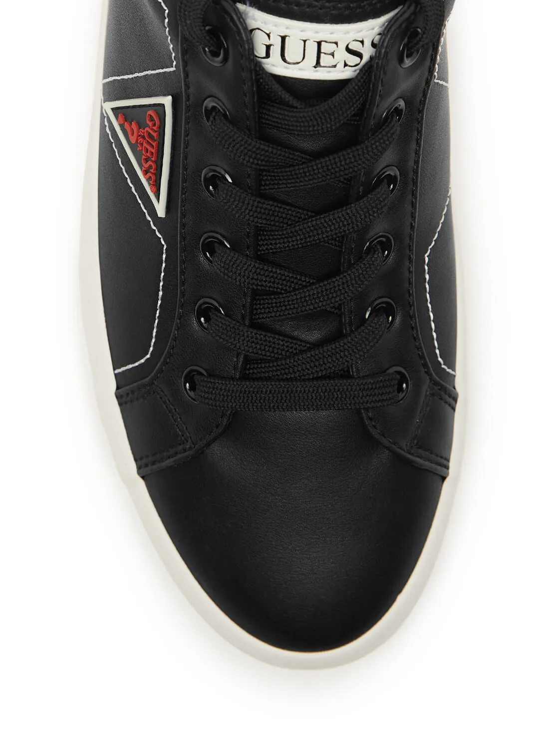 Black Logo Pisco Low-Top Sneakers