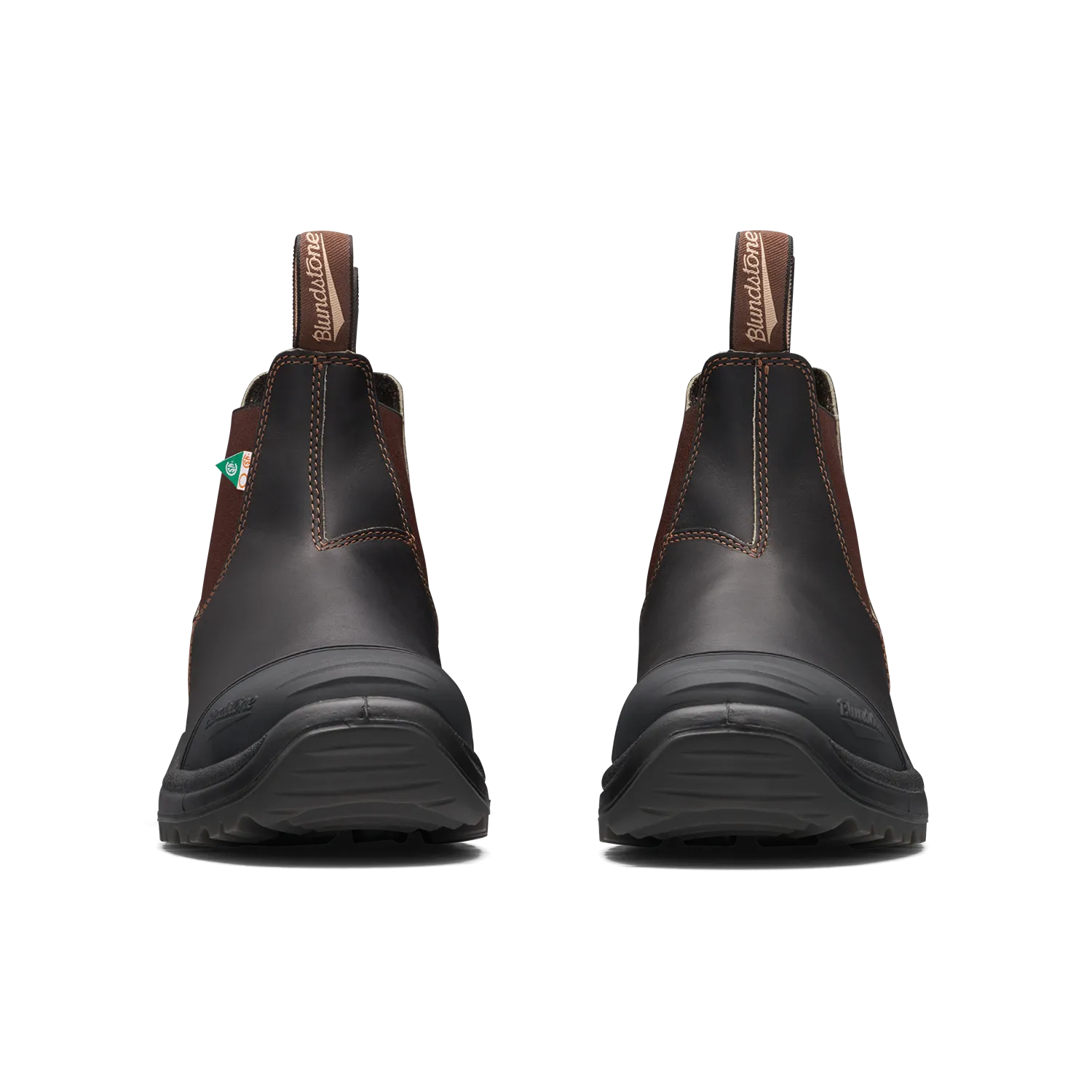 Blundstone 167 - Work & Safety Boot Rubber Toe Cap Stout Brown