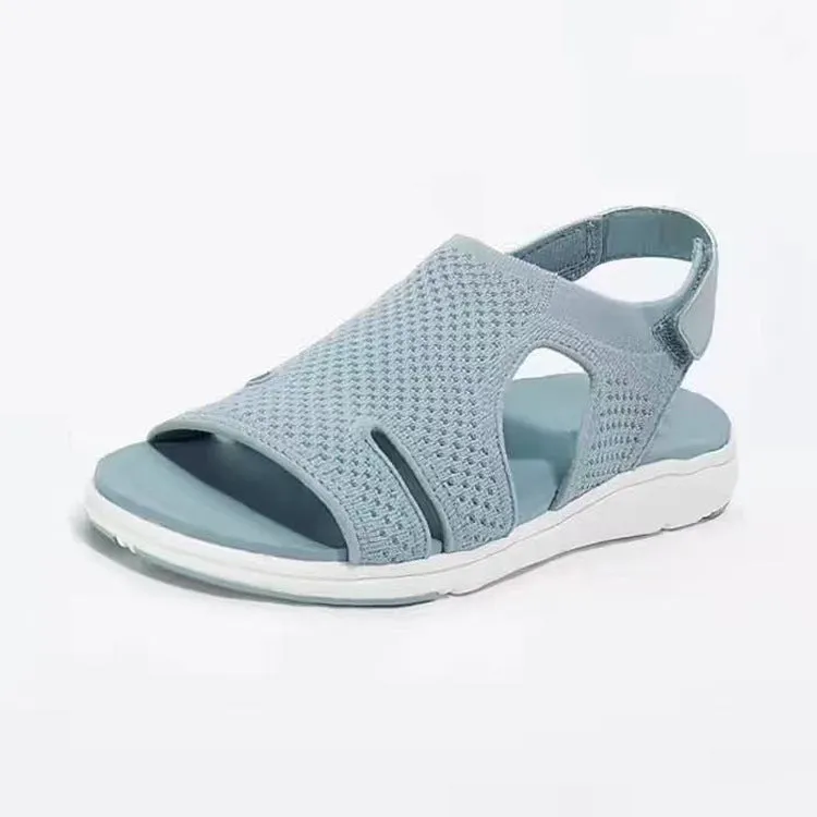 Breathable Stretch Fly Woven Comfortable Velcro Casual Sandals