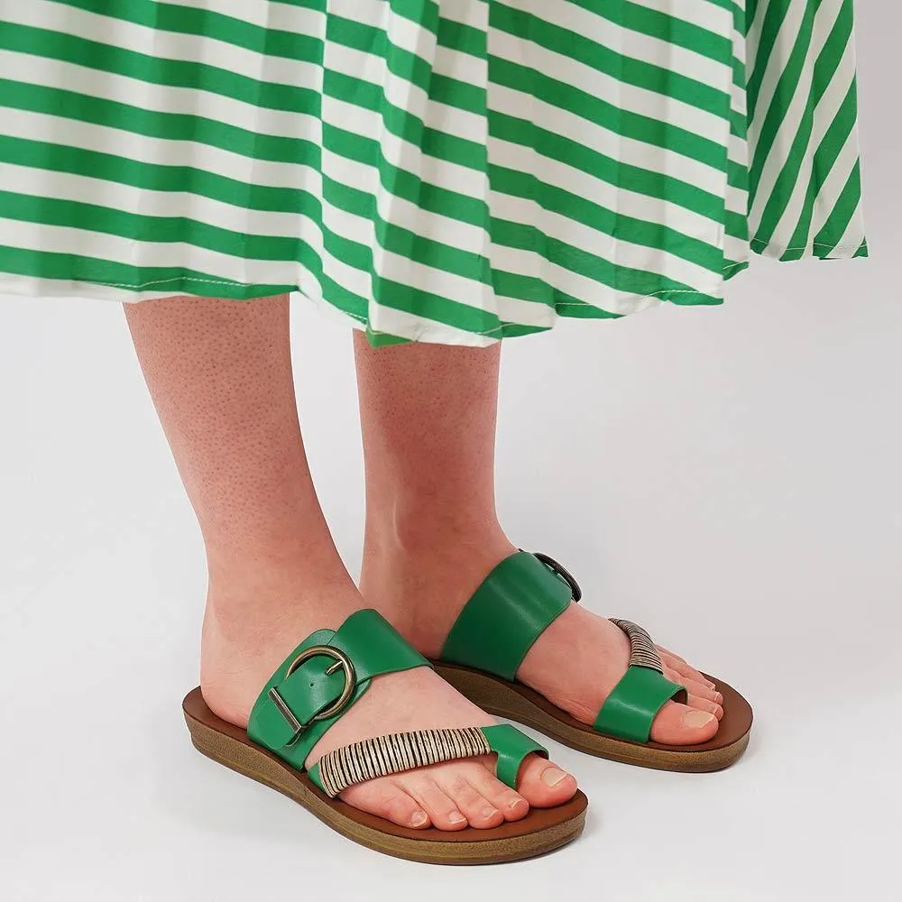 Bria Emerald Sandals