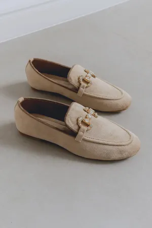 Champagne Velvet Loafer