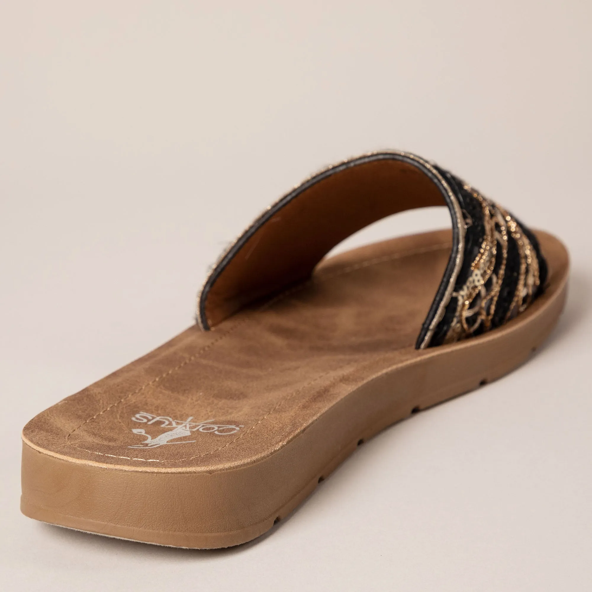 Corkys Pinwheel Slide Sandals