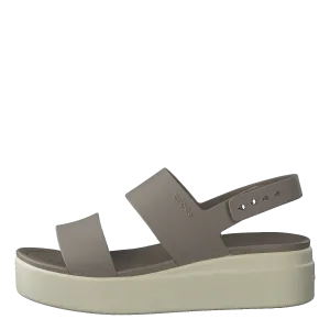 Crocs Brooklyn Low Wedge W Mushroom/stucco