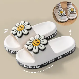 Cute Daisy Flower Anti-Slip Thick Sole Sandals