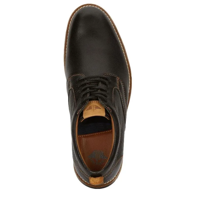 Dockers Nathan Dress/Casual Oxford Leather Shoe Black (cream sole)