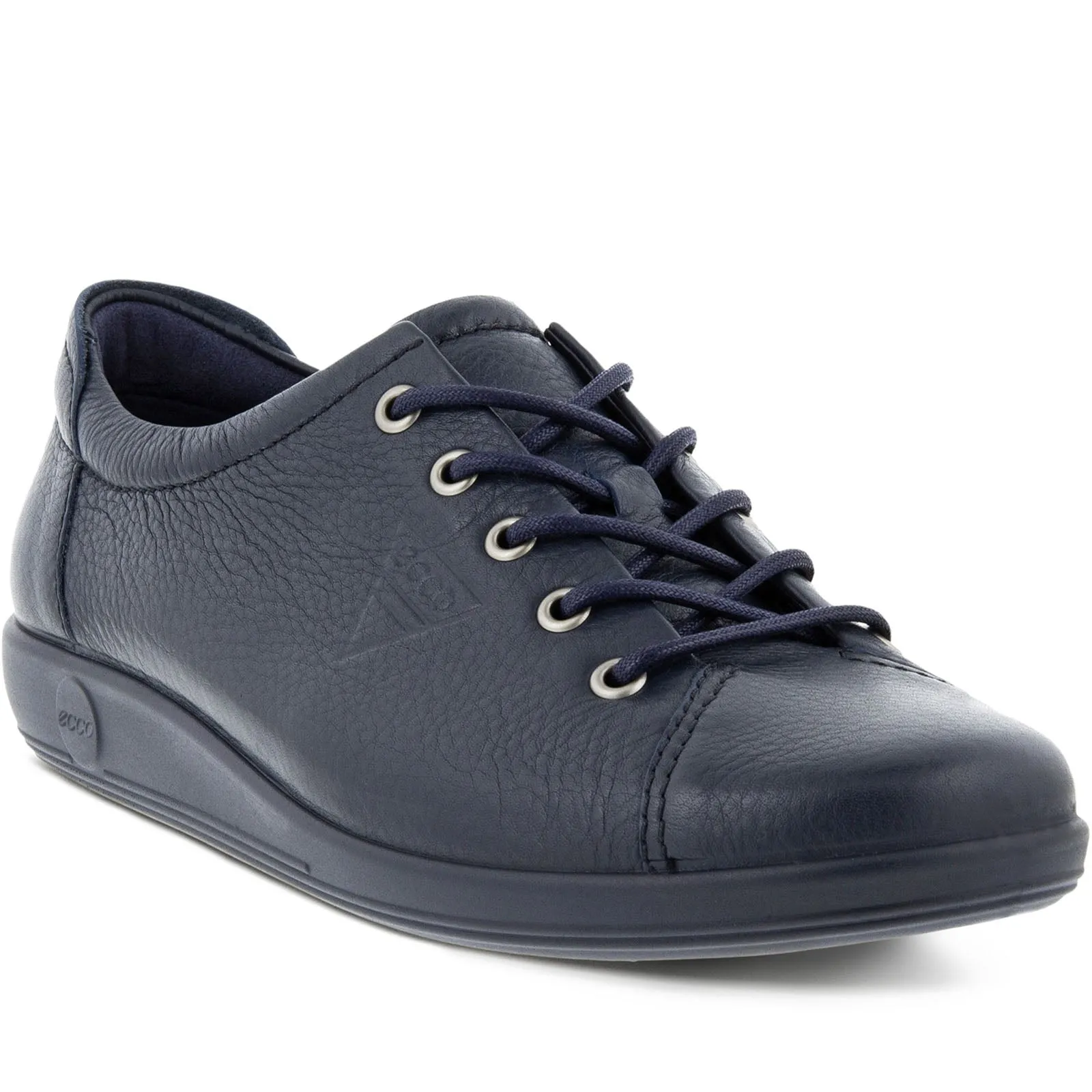 ECCO Womens Soft 2.0 Leather Trainers