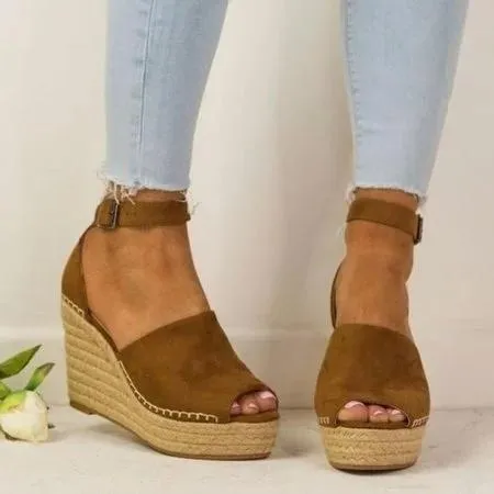 elveswallet Espadrilles Daily Nubuck Sandals Creepers Wedges