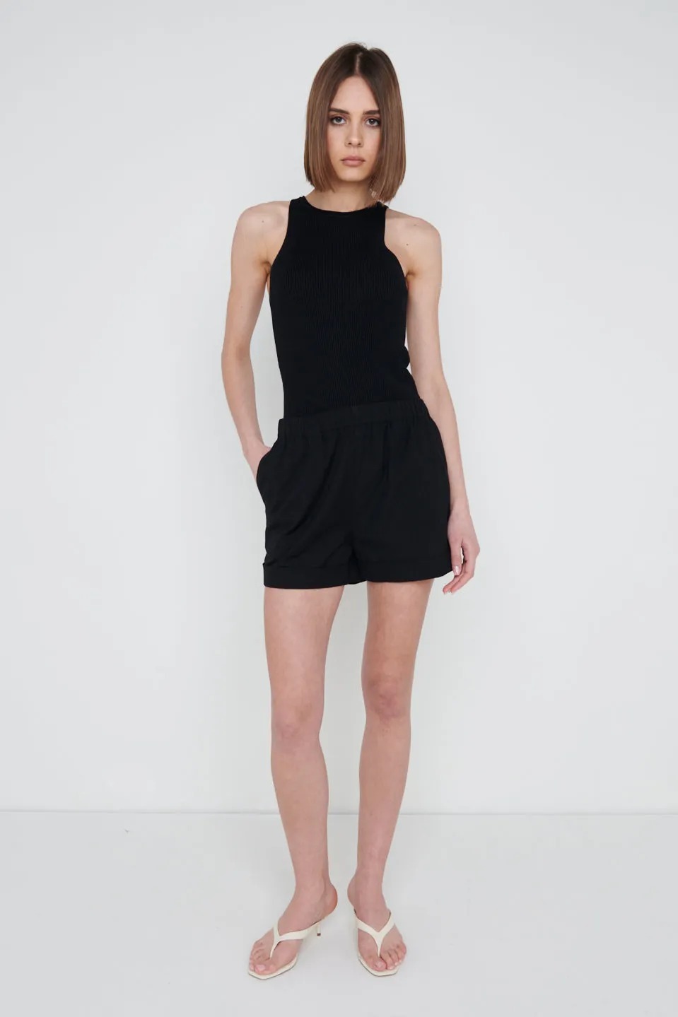 Emery Boxy Shorts - Black