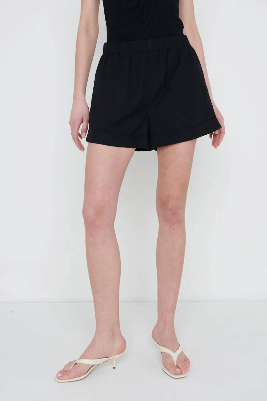 Emery Boxy Shorts - Black