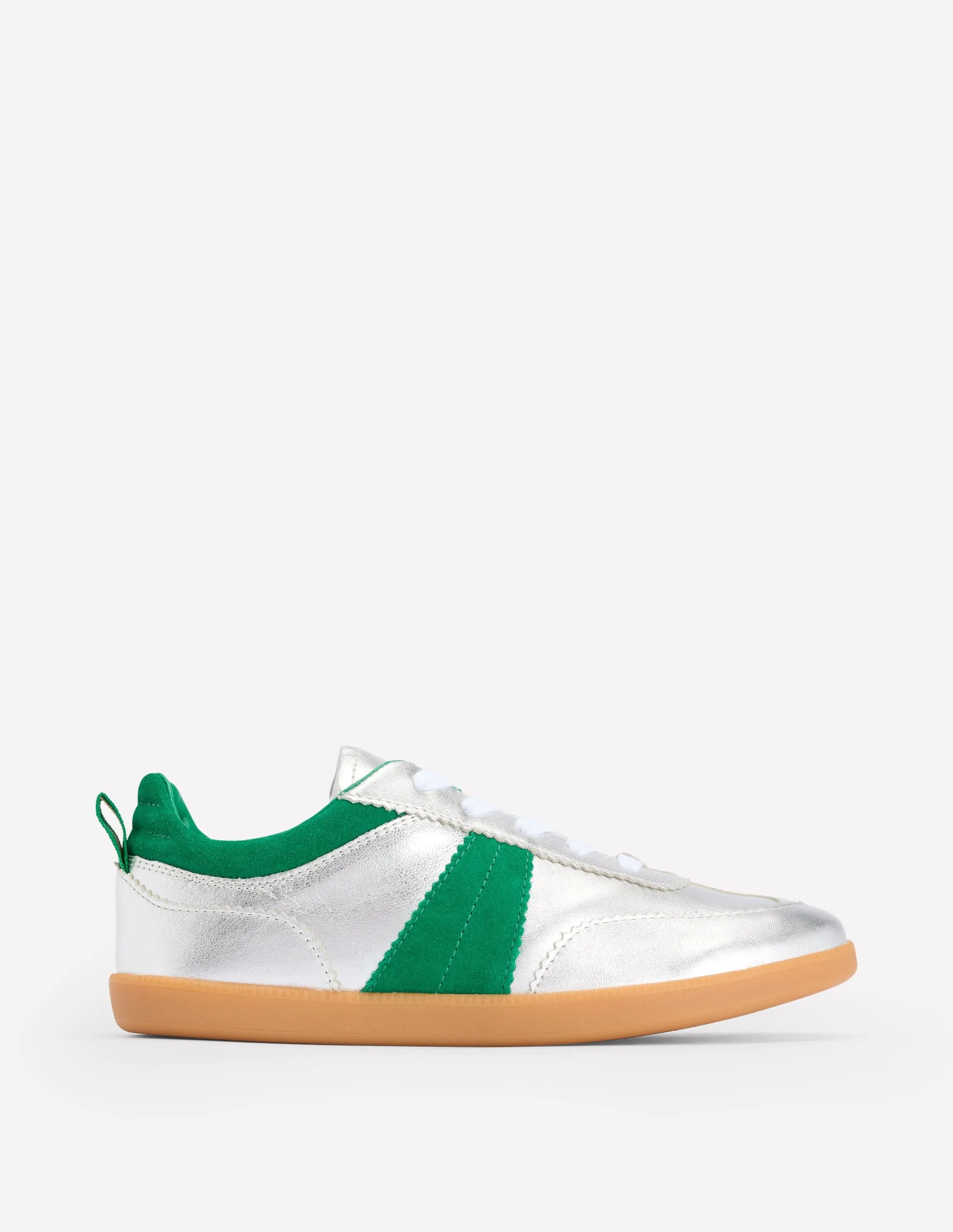 Erin Retro Tennis Trainers-Silver