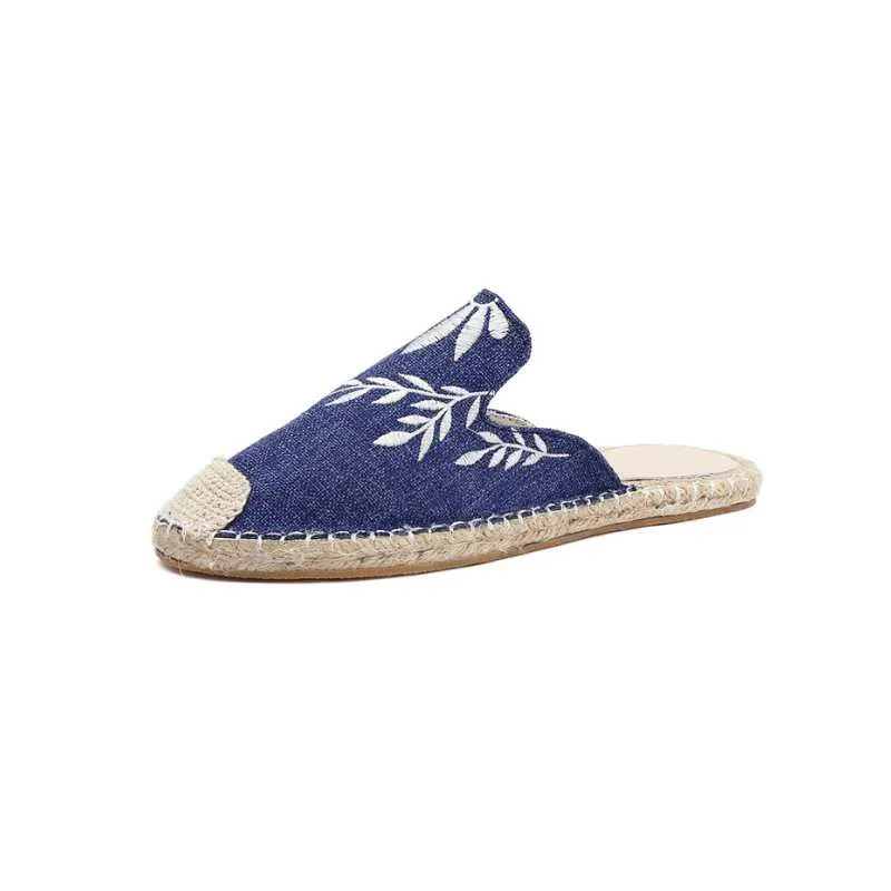 Espadrilles Women Half Mules