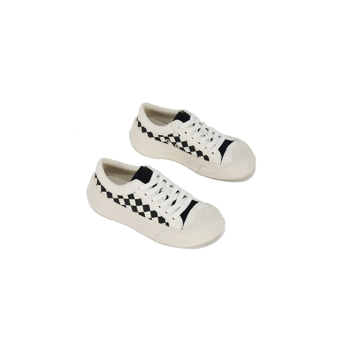 Expressive Platform Canvas Sneakers