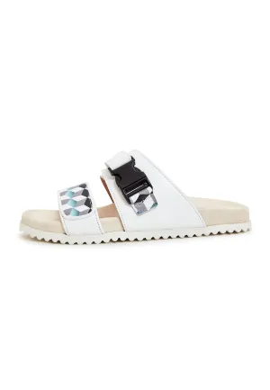 Flat Sole Mules Meredith - White