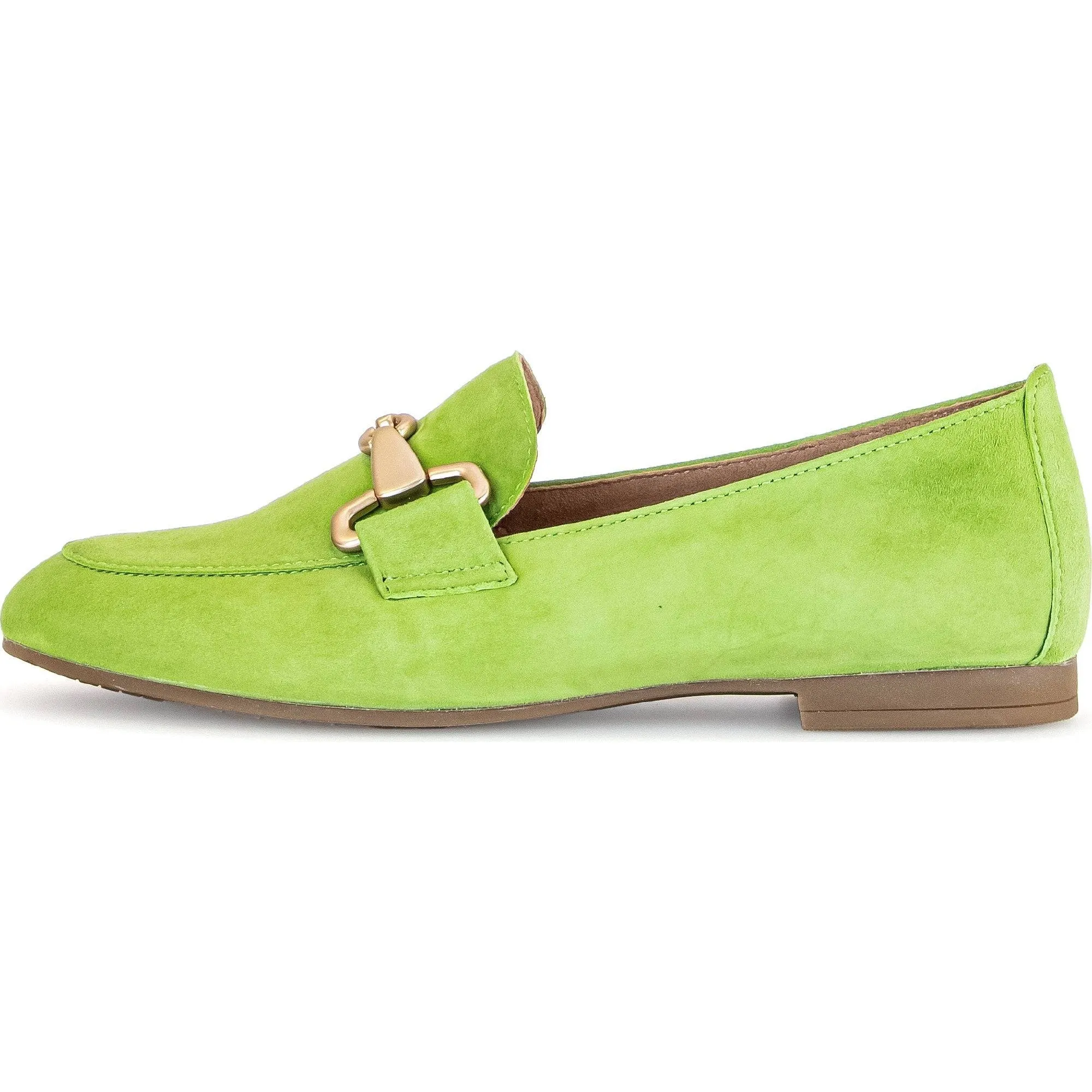 Gabor 45.211.11 Jangle Ladies Green Suede Slip On Shoes