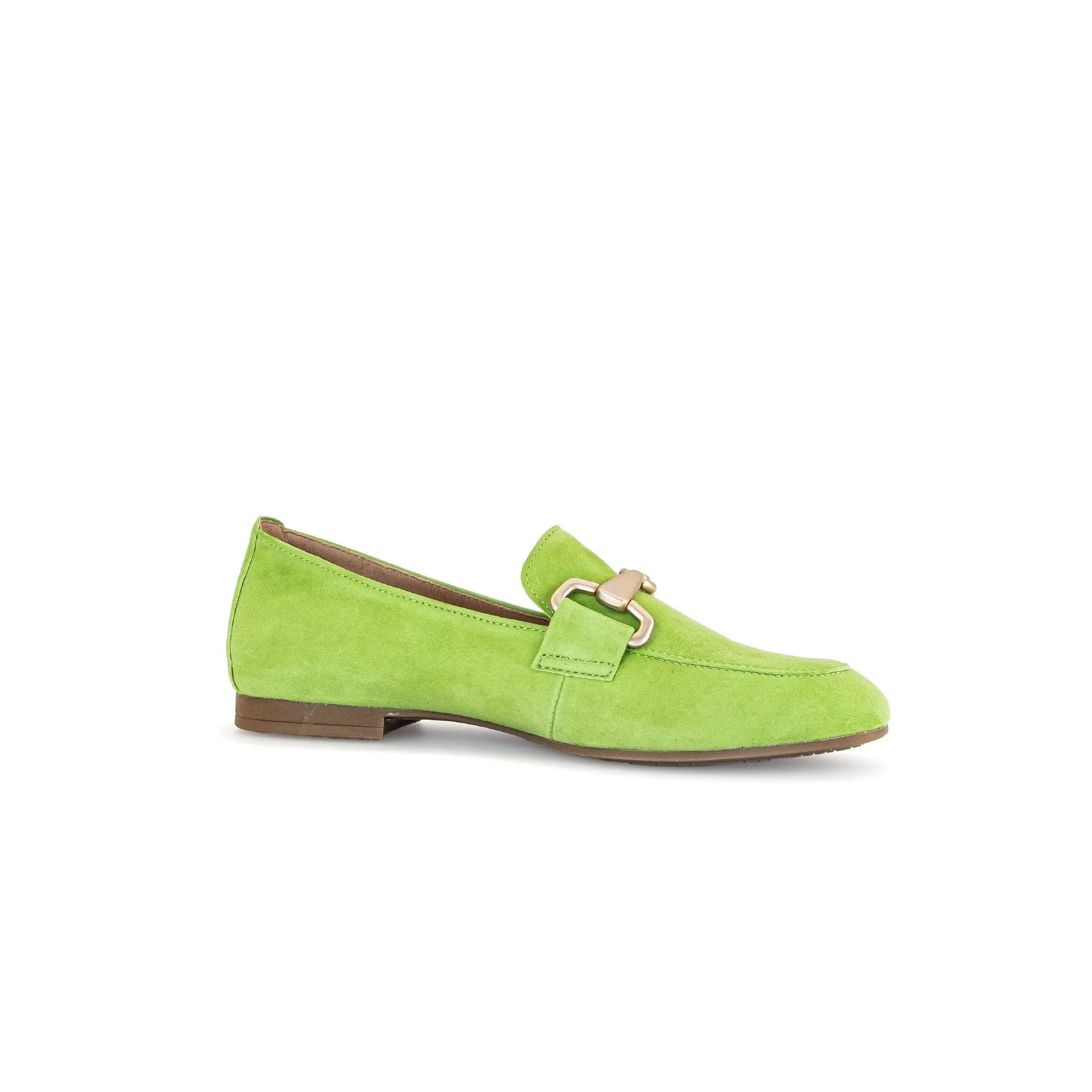 Gabor 45.211.11 Jangle Ladies Green Suede Slip On Shoes