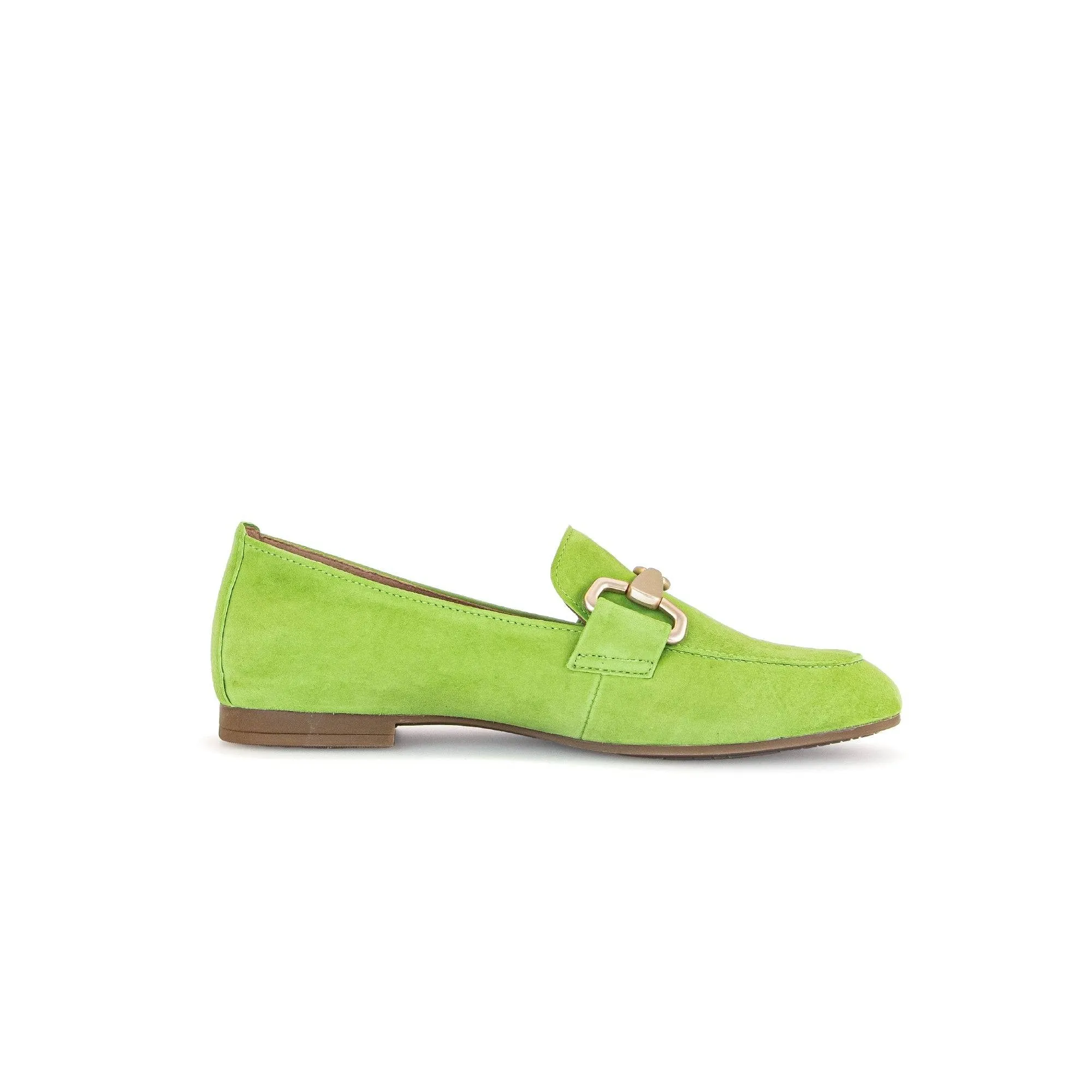 Gabor 45.211.11 Jangle Ladies Green Suede Slip On Shoes