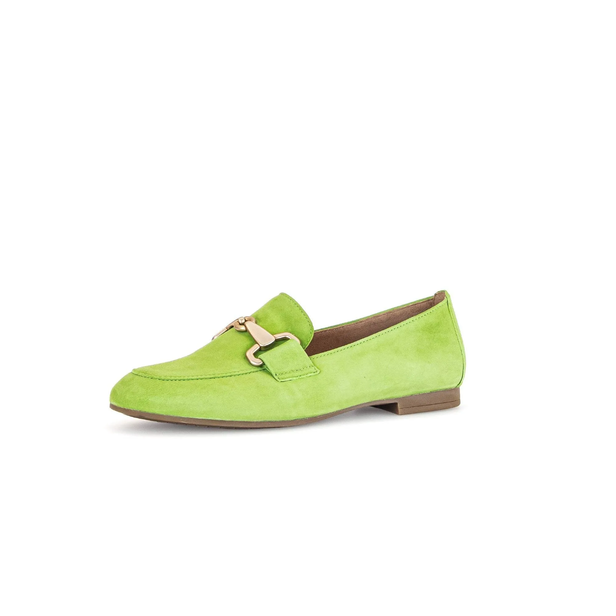 Gabor 45.211.11 Jangle Ladies Green Suede Slip On Shoes