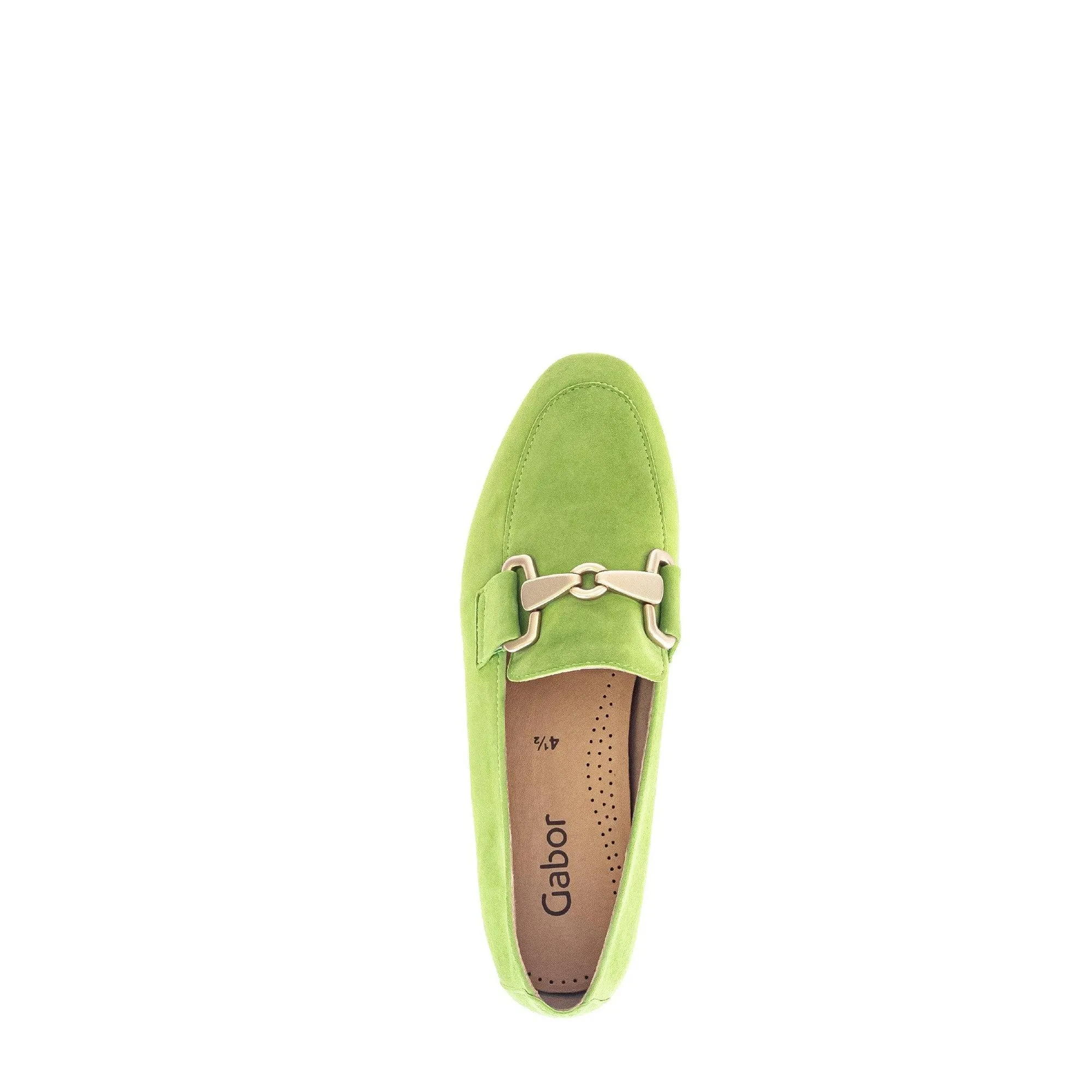 Gabor 45.211.11 Jangle Ladies Green Suede Slip On Shoes