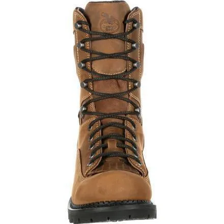 Georgia Men's Comfort Core 9" Comp Toe Logger Work Boot Brown GB00097