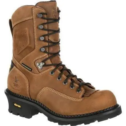 Georgia Men's Comfort Core 9" Comp Toe Logger Work Boot Brown GB00097