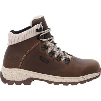 Georgia Women's Eagle Trail 5" WP Alloy Toe Hiker Boot -Brown- GB00556