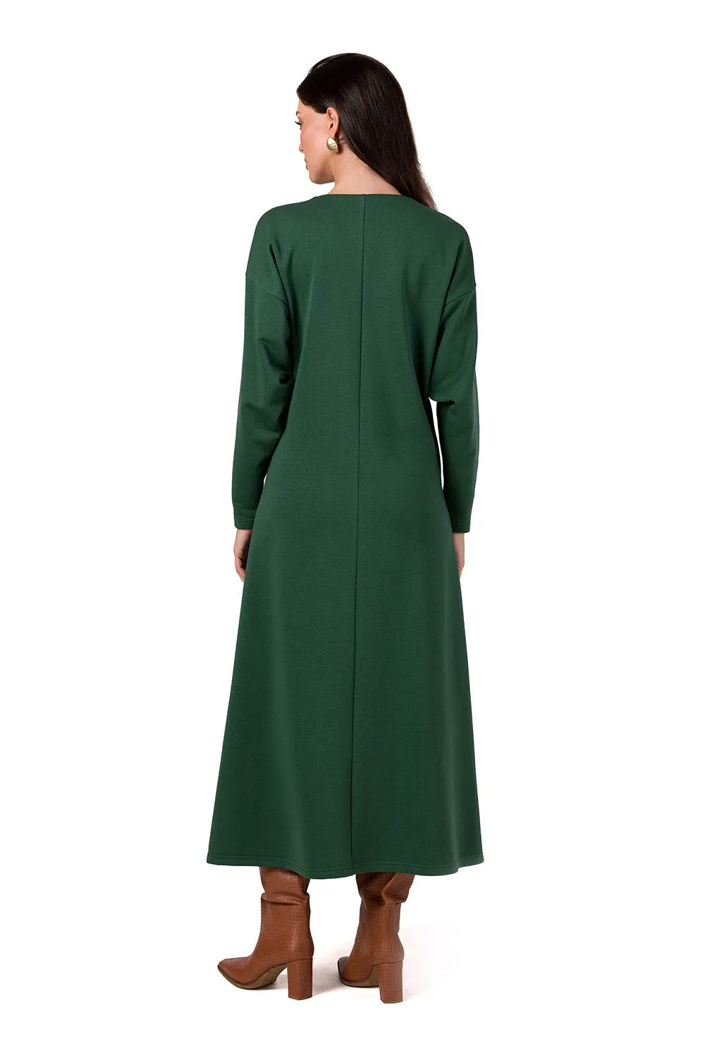 green - Daydress model 185817 BeWear