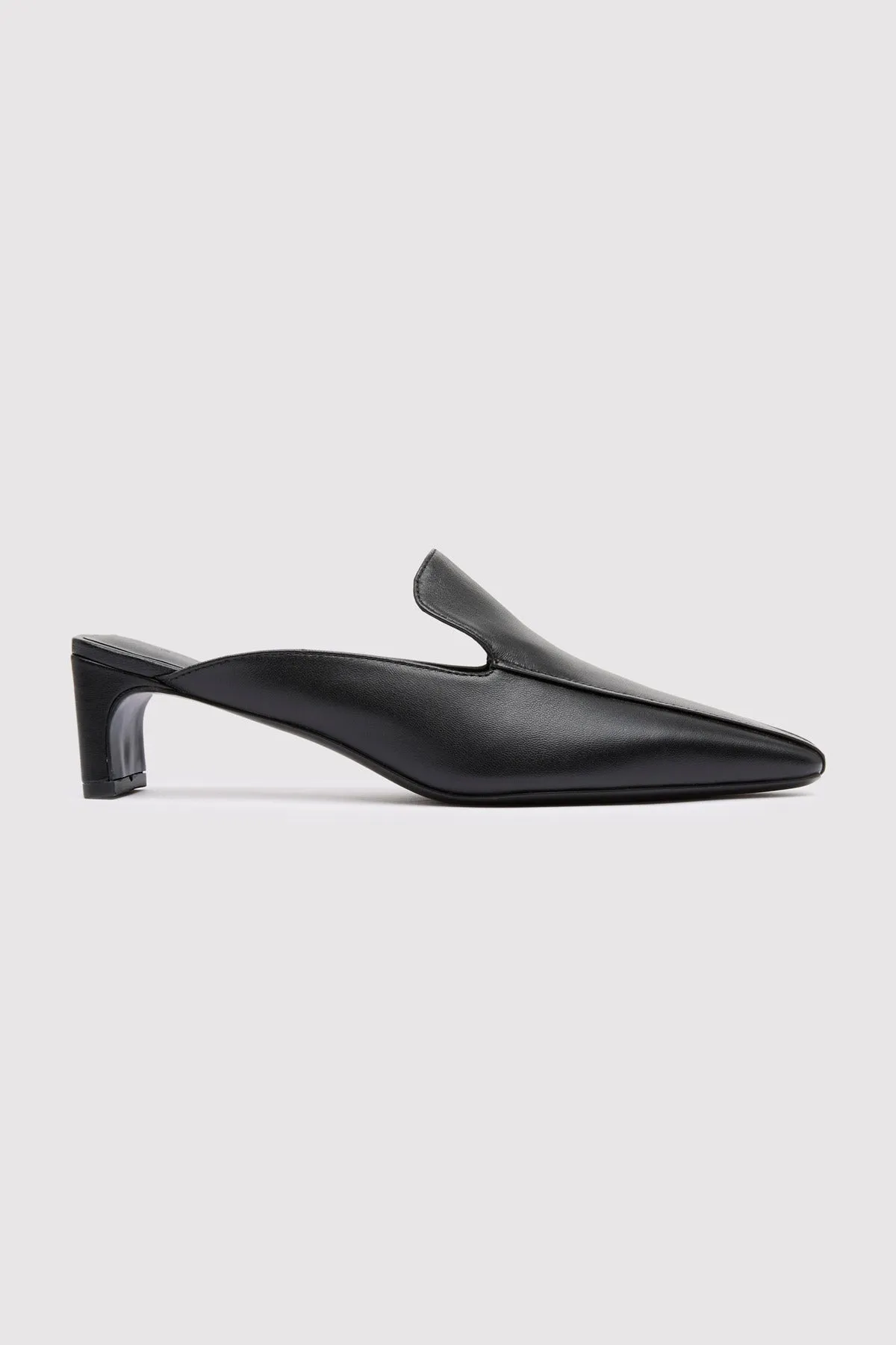 Heeled Loafer - Black