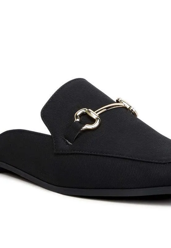 Horsebit Slip On Mules Shoes