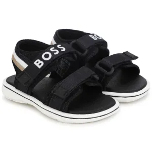 Hugo Boss Baby Boys Black Sandals