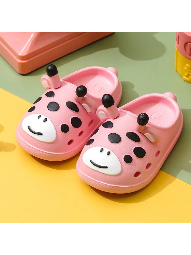 Kids' Eva Anti-Slip Cartoon Cute Deer Slippers