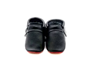 Lady Bug Moccs - Black & Red