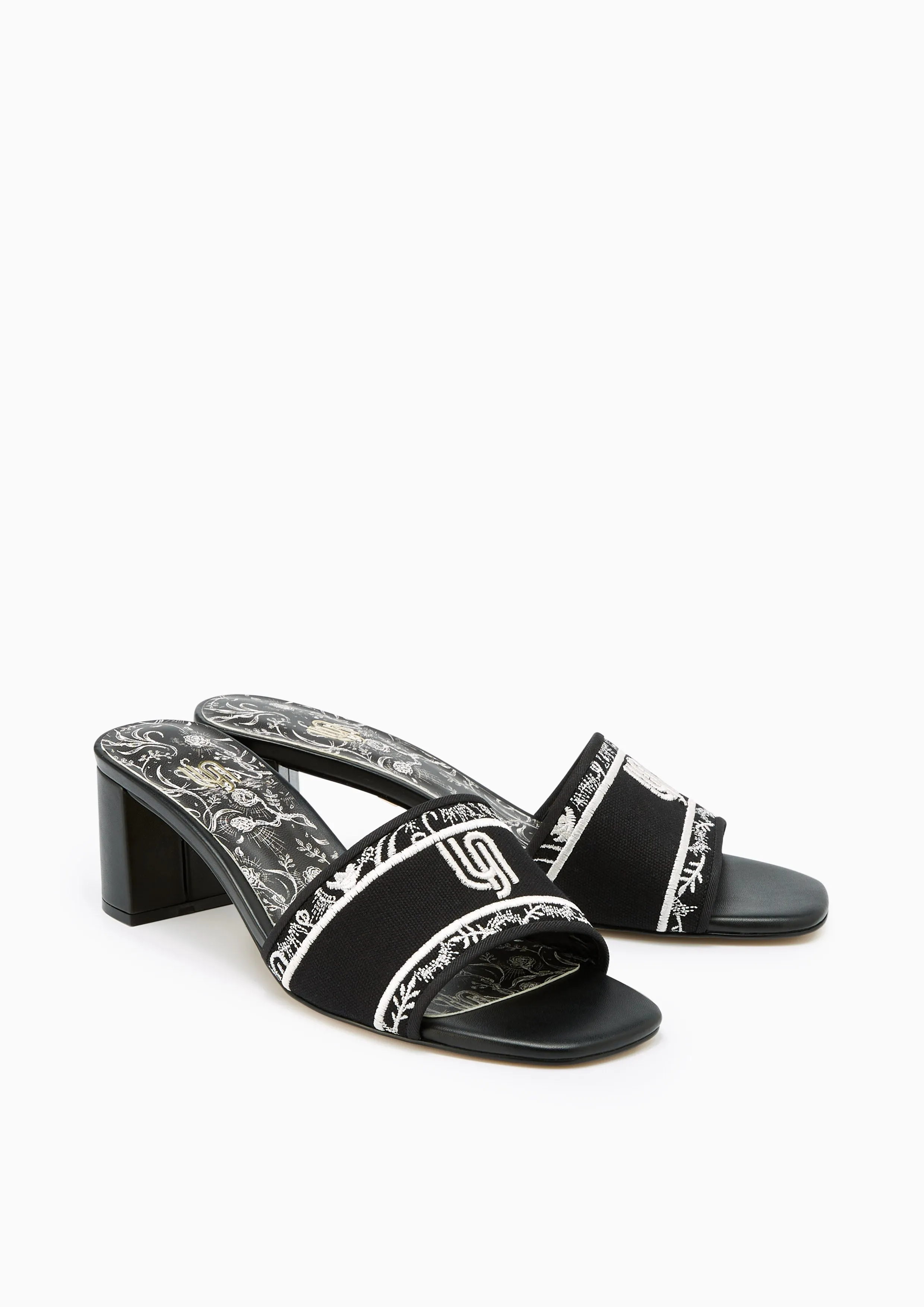 Maiden Mid Infinite Sandals Black