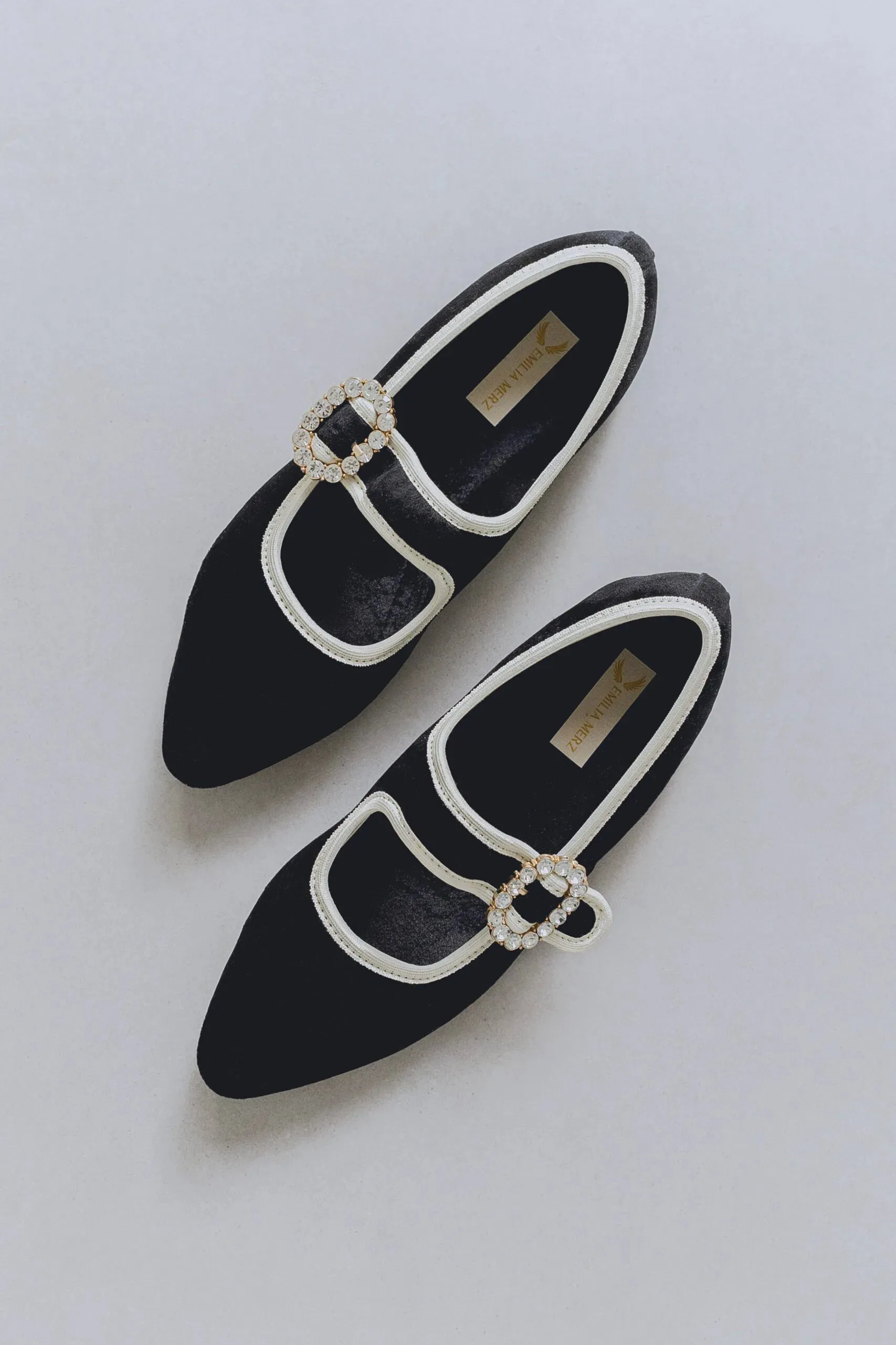 Mary Jane Velvet Ballet Flats