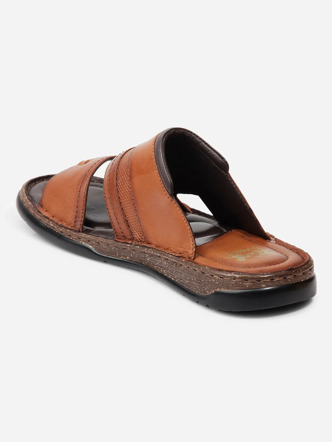 Men Tan Sandal / Slipper (ID4216)