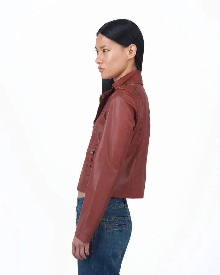 Millie Matte Jacket, Salsa