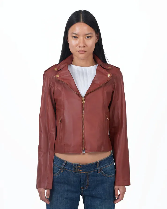 Millie Matte Jacket, Salsa