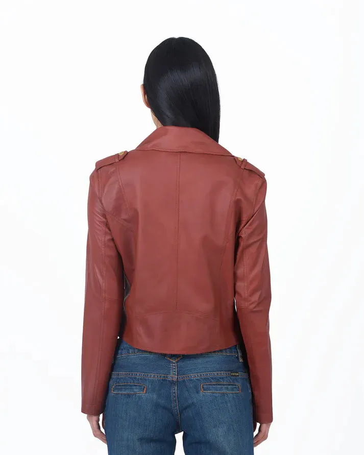 Millie Matte Jacket, Salsa