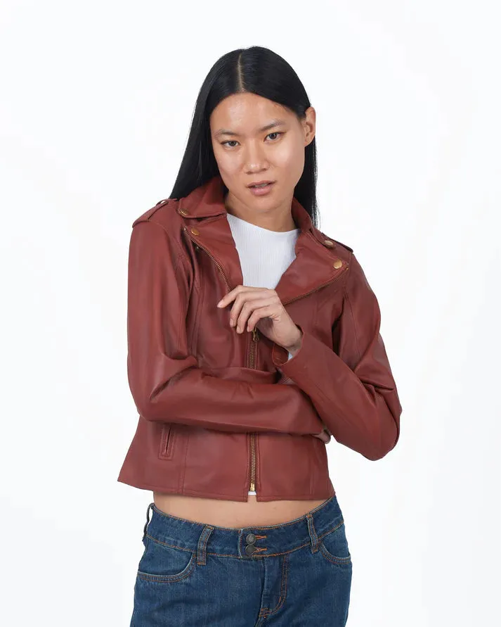 Millie Matte Jacket, Salsa