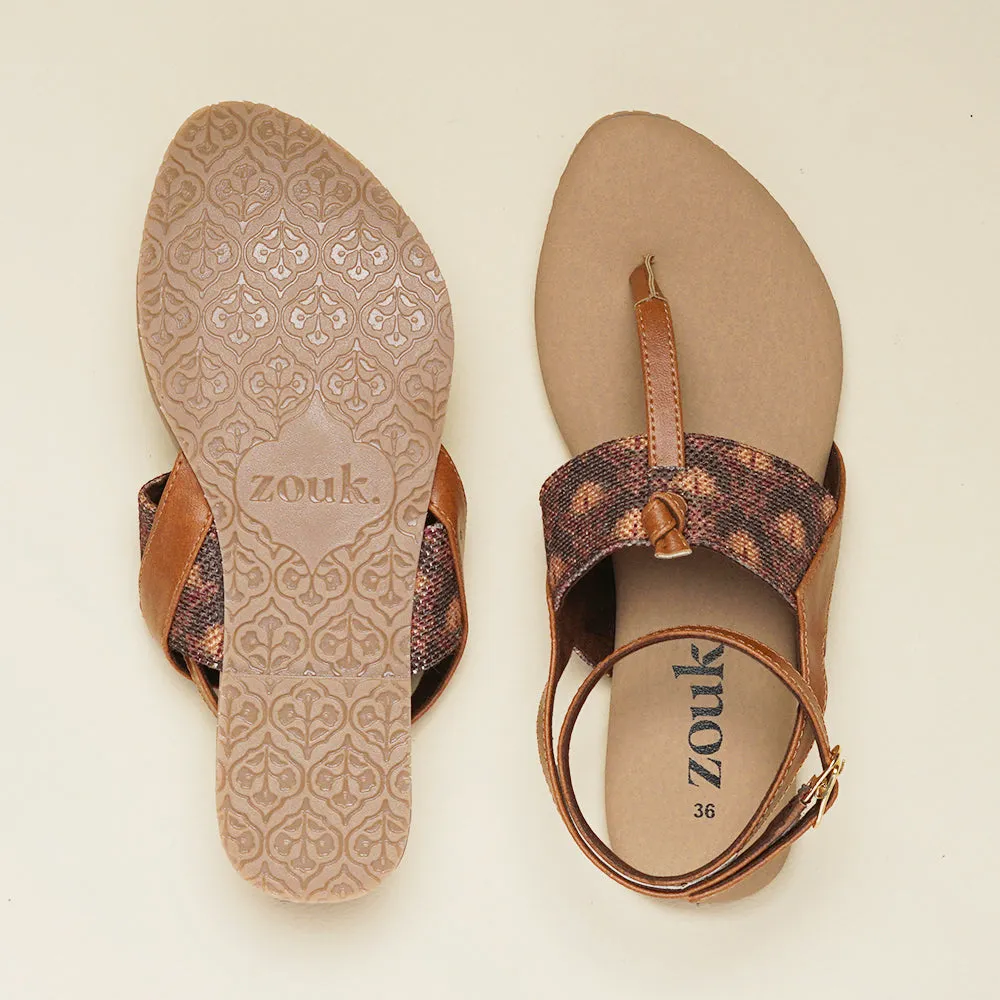 Mysore Garden T Strap Sandal