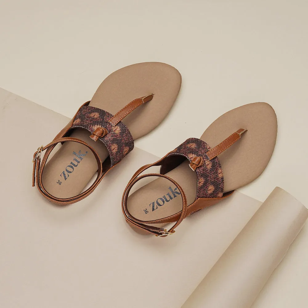 Mysore Garden T Strap Sandal