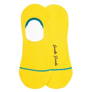 Neon Yellow "No-Show" Bamboo Socks