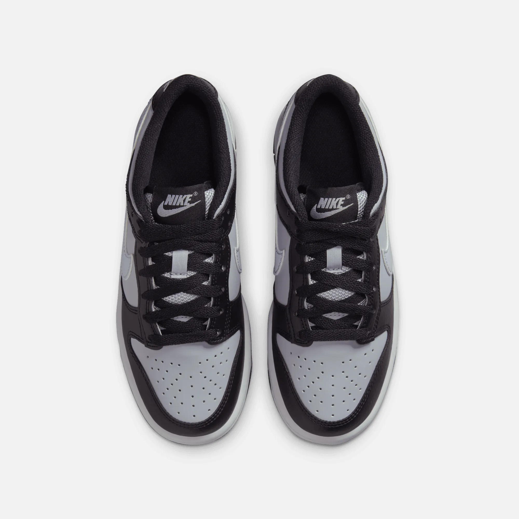 Nike Big Kids' Dunk Low Black Wolf Grey (GS)